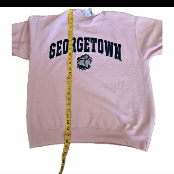 Champion Womens Pink Georgetown Hoyas Crew Neck Classic Collegiate  Sweatshirt M - Picture 11 of 13